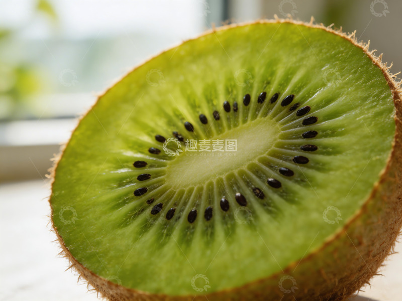 高清大图下载【趣麦麦图】新鲜猕猴桃特写摄影