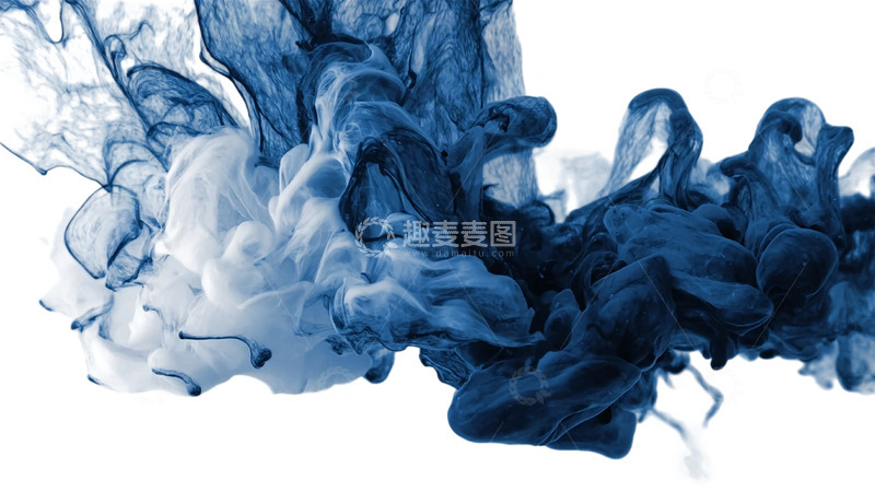 高清大图下载【趣麦麦图】深海蓝色幻想的迷雾