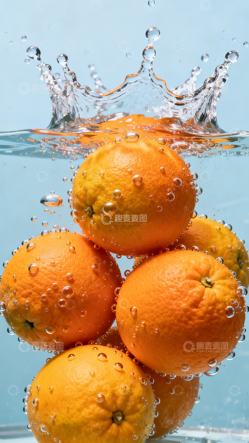 高清大图下载【趣麦麦图】一堆新鲜的脐橙4