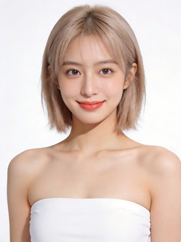 青春短发美女写真