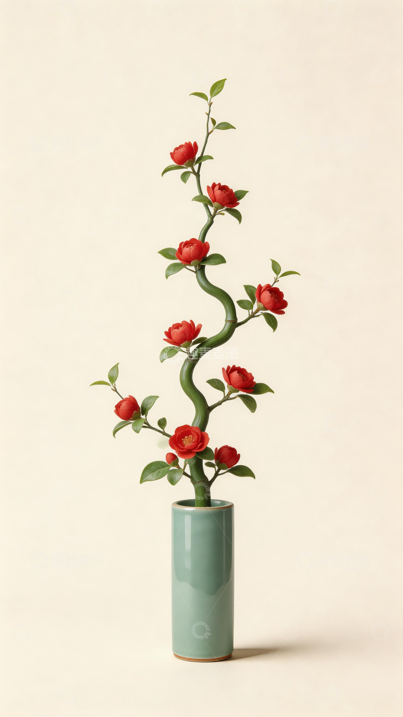 高清大图下载【趣麦麦图】中式美学盆栽摄影2