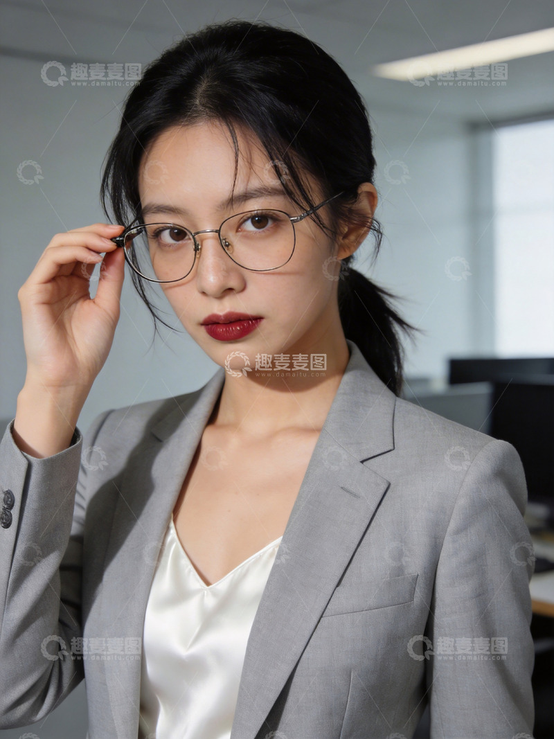 高清大图下载【趣麦麦图】职场女性形象照写真