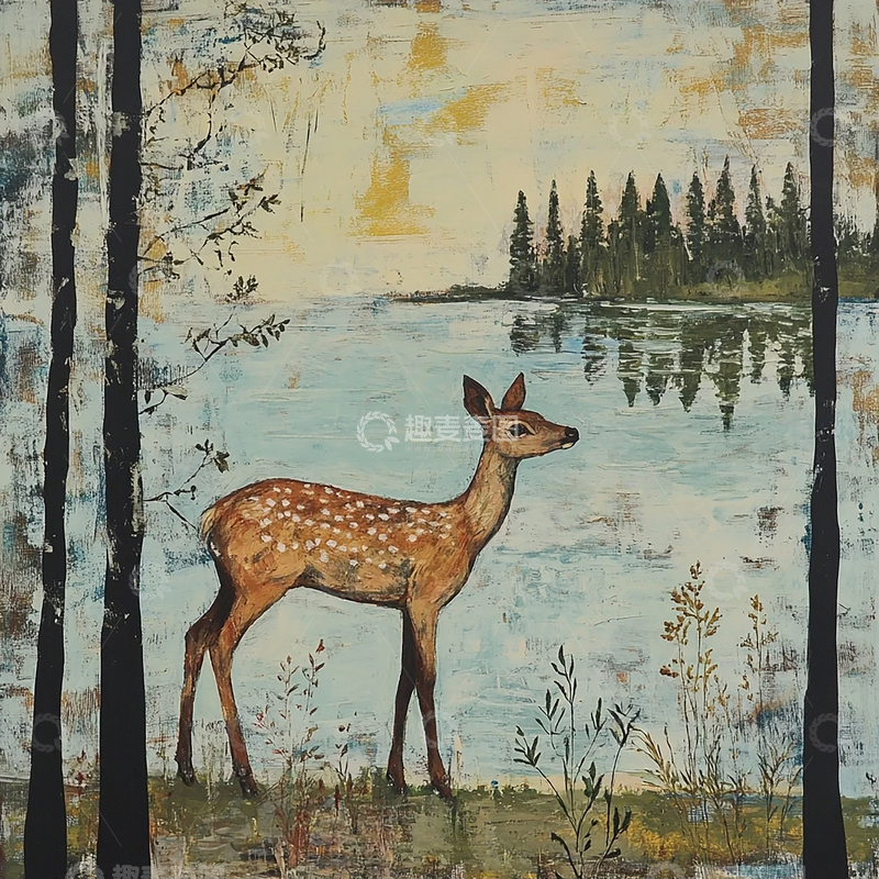 高清大图下载【趣麦麦图】雾气弥漫的秋日野生奇观