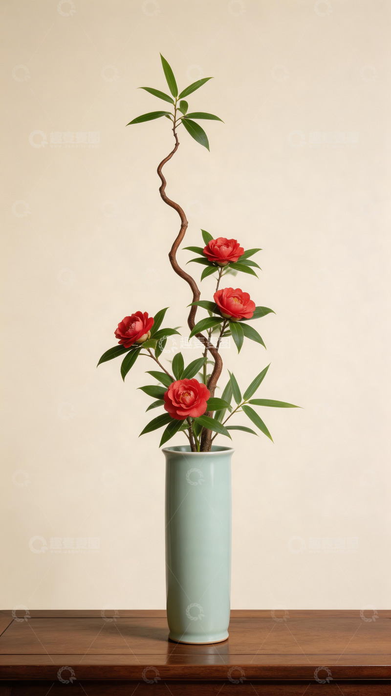 高清大图下载【趣麦麦图】中式美学盆栽摄影3