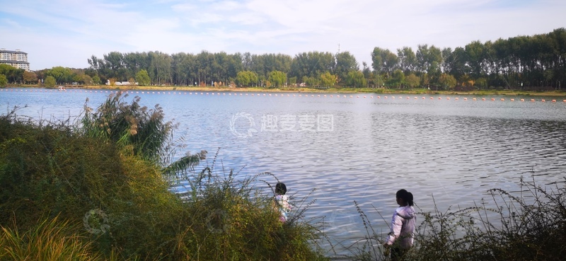 高清大图下载【趣麦麦图】湖畔宁静自然风光