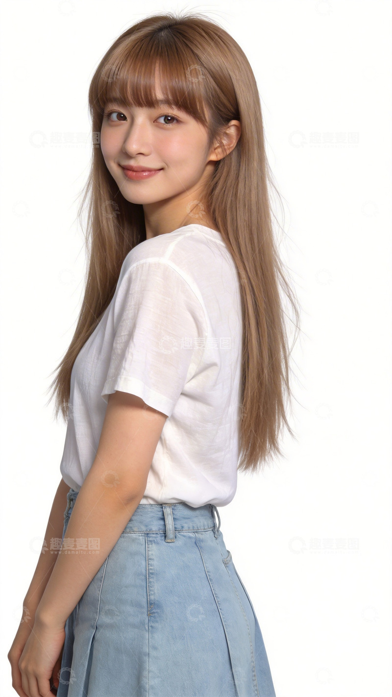 高清大图下载【趣麦麦图】简约清新女性肖像摄影