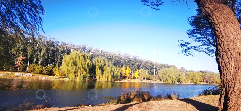 高清大图下载【趣麦麦图】秋日湖畔风光摄影2