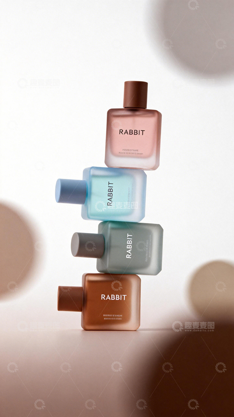 高清大图下载【趣麦麦图】时尚香水堆叠摄影