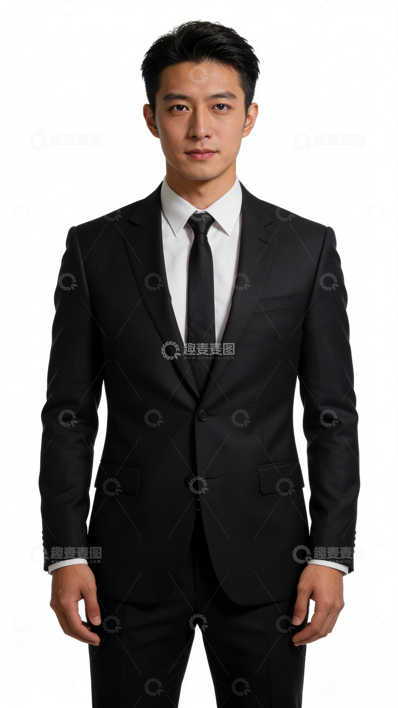 高清大图下载【趣麦麦图】正装帅气男士肖像职业形象照