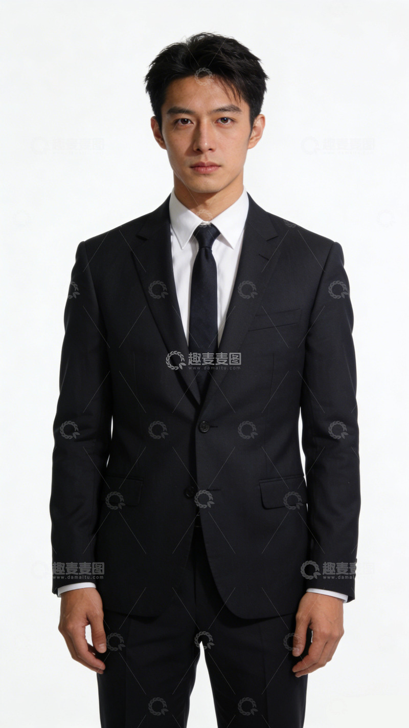 高清大图下载【趣麦麦图】正装男士帅气肖像摄影