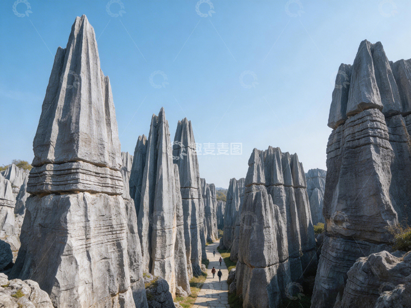 高清大图下载【趣麦麦图】石林奇观巨石林立自然风光
