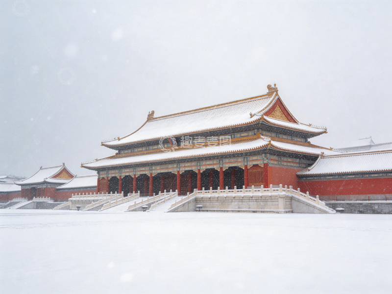 高清大图下载【趣麦麦图】故宫雪景古建筑风光摄影1