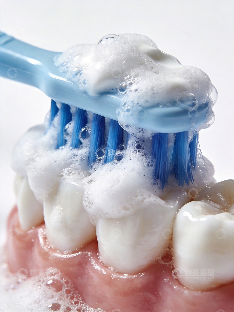 高清大图下载【趣麦麦图】刷牙大特写3