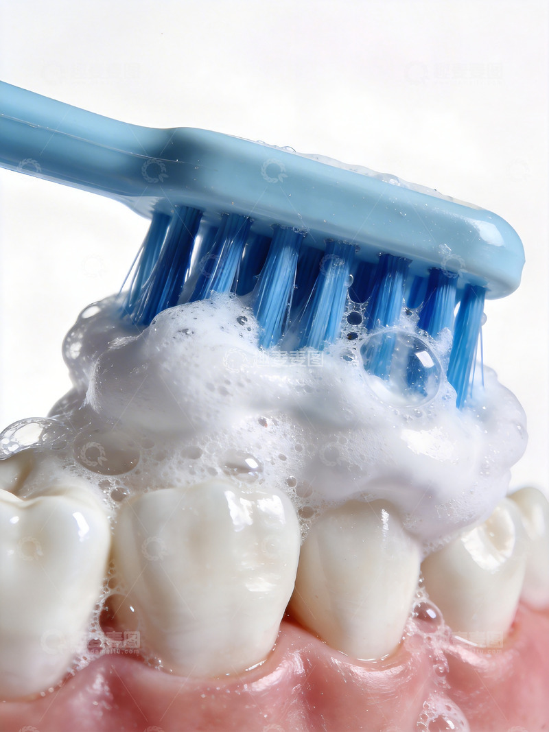 高清大图下载【趣麦麦图】刷牙大特写4