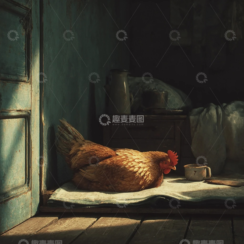 高清大图下载【趣麦麦图】阴暗角落中的温馨生灵