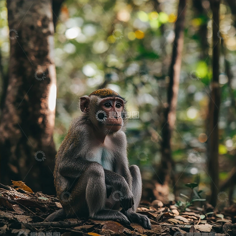 高清大图下载【趣麦麦图】深林中的孤独守望者