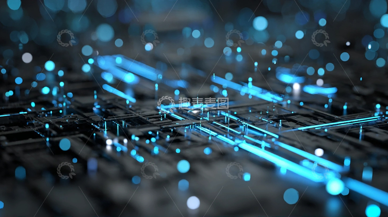 高清大图下载【趣麦麦图】数字幻境中的未来科技