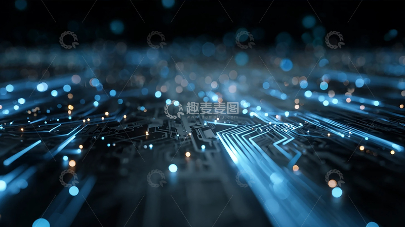高清大图下载【趣麦麦图】数字宇宙的未来之光