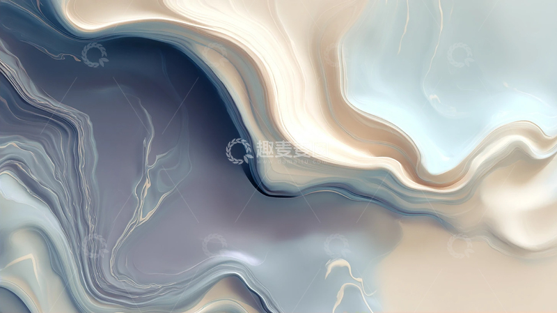 高清大图下载【趣麦麦图】迷幻的液态抽象画