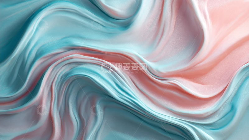 高清大图下载【趣麦麦图】梦幻色彩交织的流动奇迹