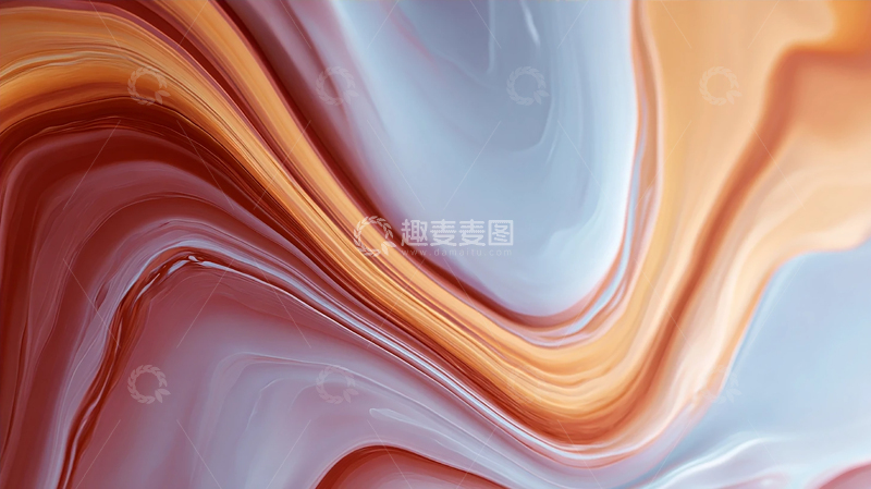 高清大图下载【趣麦麦图】流动色彩的梦幻之境