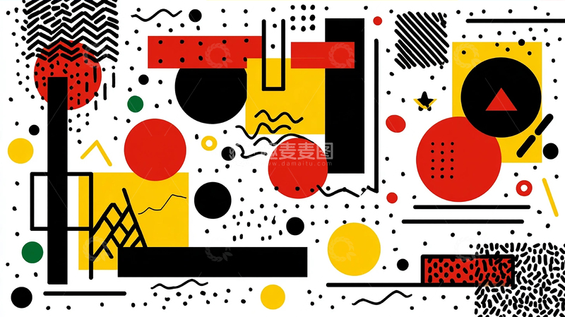 高清大图下载【趣麦麦图】迷幻几何抽象之旅