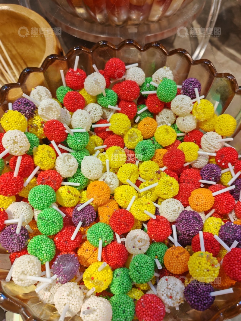 高清大图下载【趣麦麦图】五彩缤纷糖果甜点装饰素材