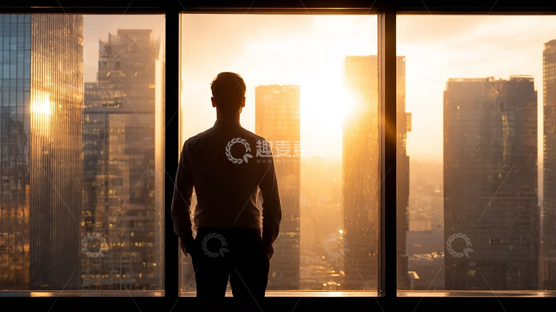 高清大图下载【趣麦麦图】破晓之光映照孤影