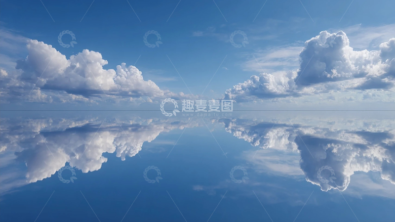 高清大图下载【趣麦麦图】蓝天白云的无限遐想