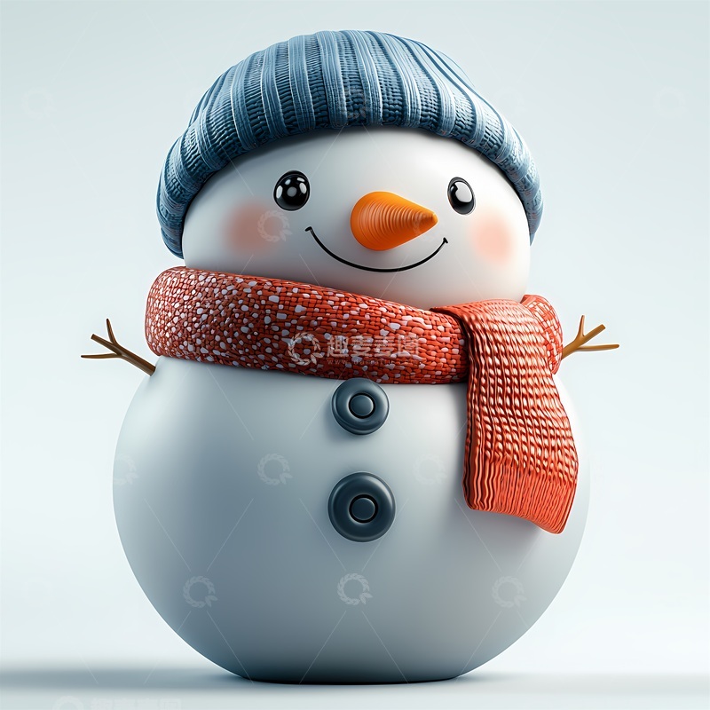 高清大图下载【趣麦麦图】卡通雪人冬季装饰素材
