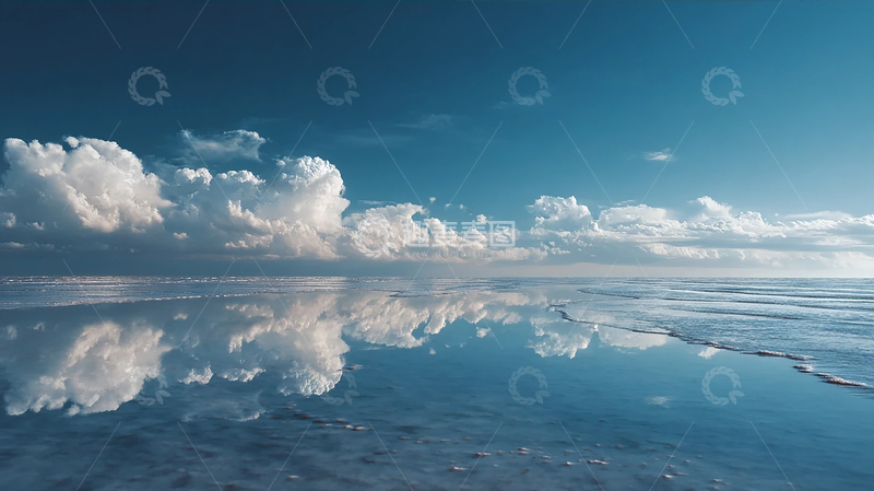 高清大图下载【趣麦麦图】雨后海天一色的奇幻画卷