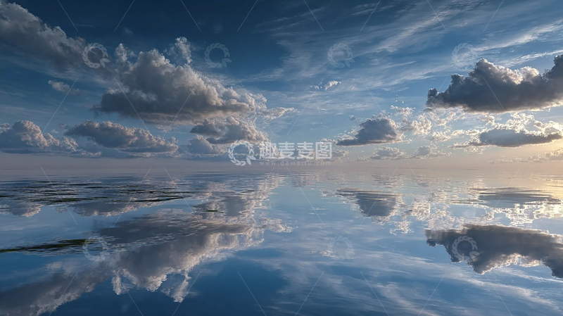 高清大图下载【趣麦麦图】天空倒映的梦幻之境