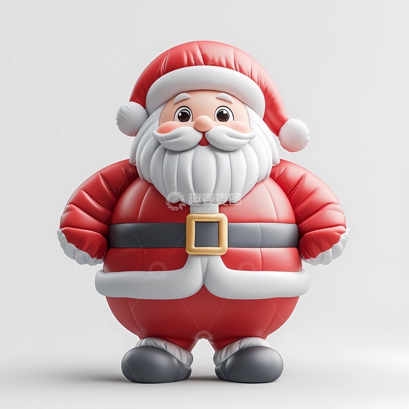 高清大图下载【趣麦麦图】可爱卡通圣诞老人形象设计素材