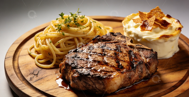 高清大图下载【趣麦麦图】美食摄影西餐盘