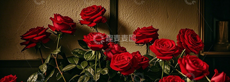 高清大图下载【趣麦麦图】红玫瑰特写摄影图片