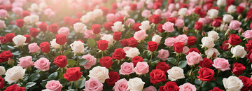 玫瑰花园风光摄影图片