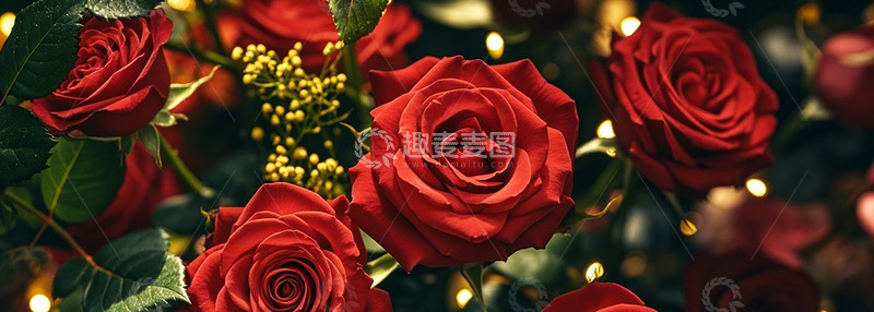 高清大图下载【趣麦麦图】浪漫玫瑰花景摄影图片