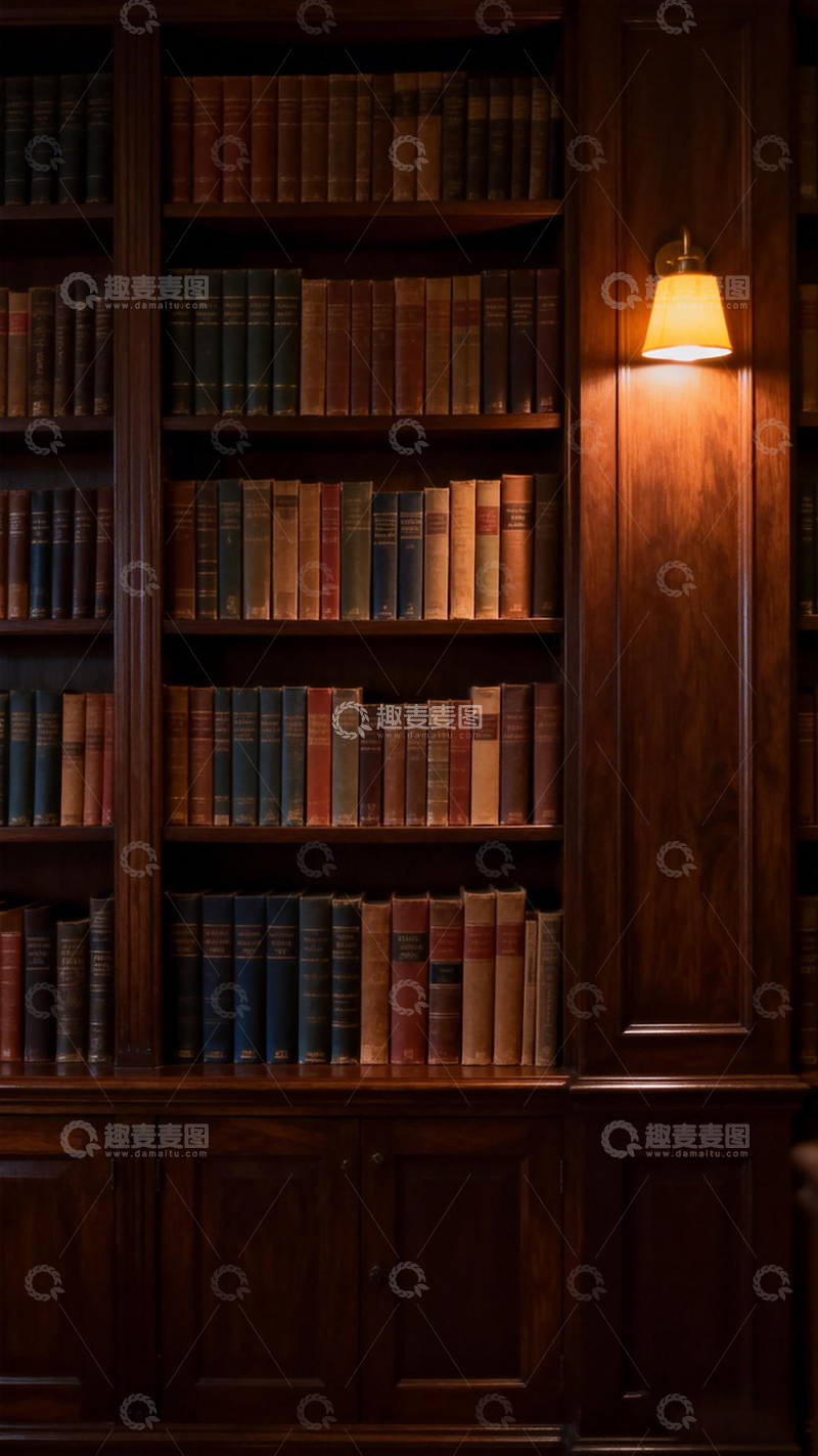 高清大图下载【趣麦麦图】古典书房书香氛围壁纸