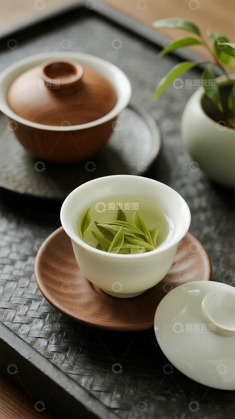 高清大图下载【趣麦麦图】禅意茶艺茶杯静物摄影