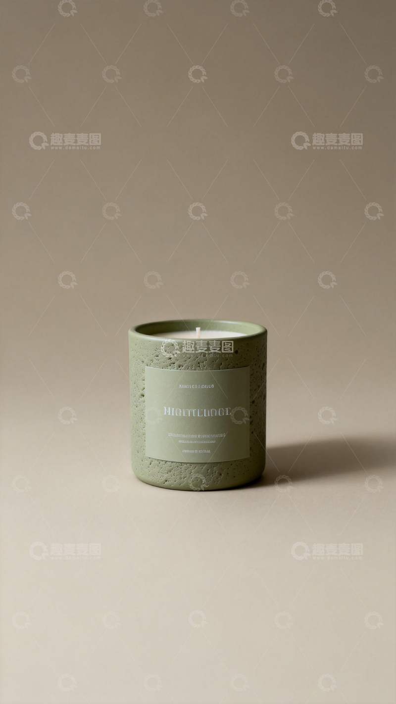 高清大图下载【趣麦麦图】简约烛台产品摄影