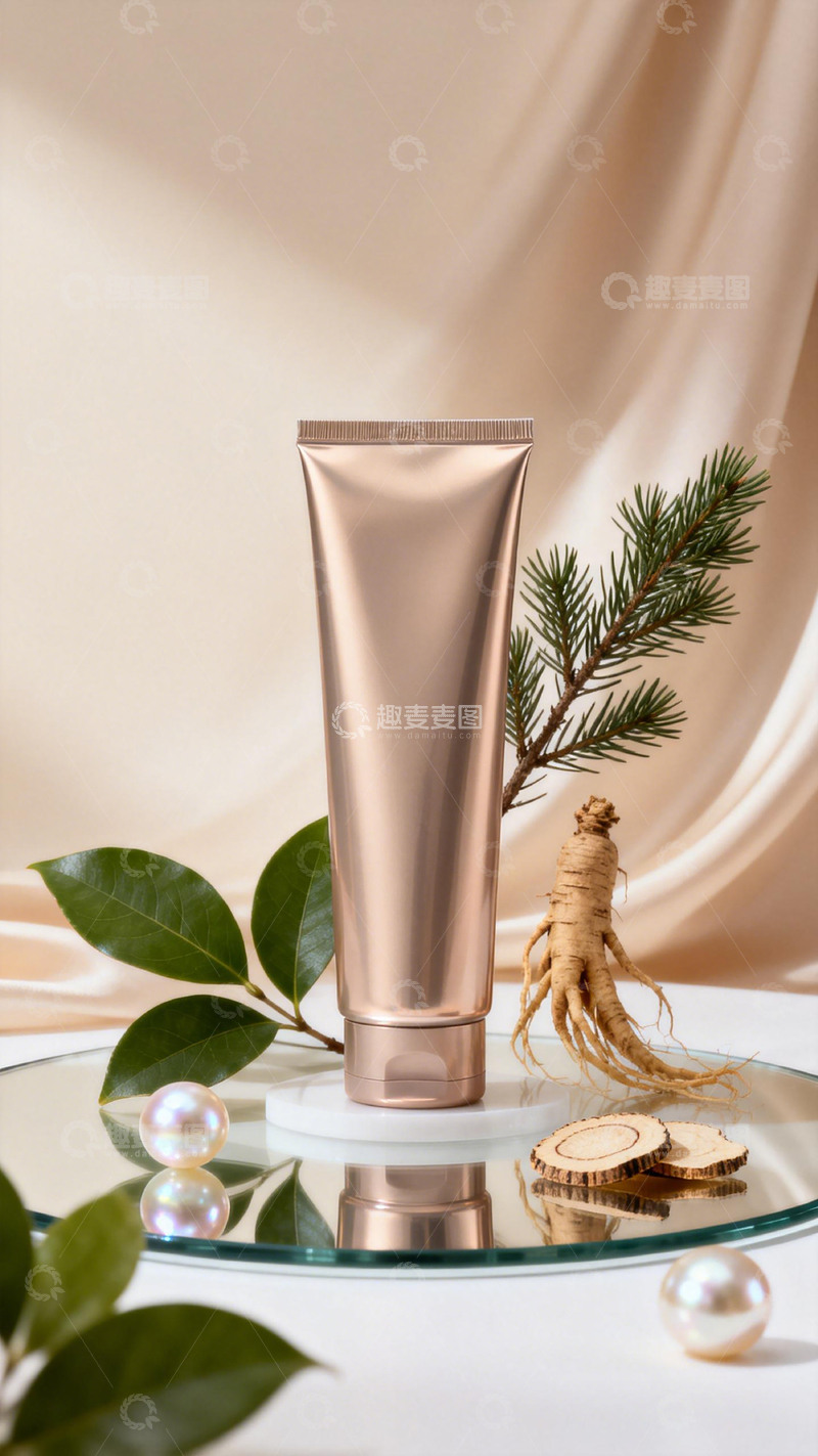高清大图下载【趣麦麦图】高端护肤品展示摄影图