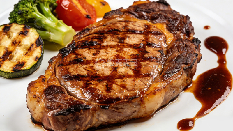 高清大图下载【趣麦麦图】美食烤肉盘餐