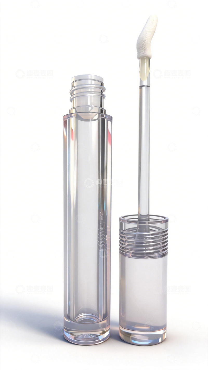 高清大图下载【趣麦麦图】透明玻璃眼妆瓶