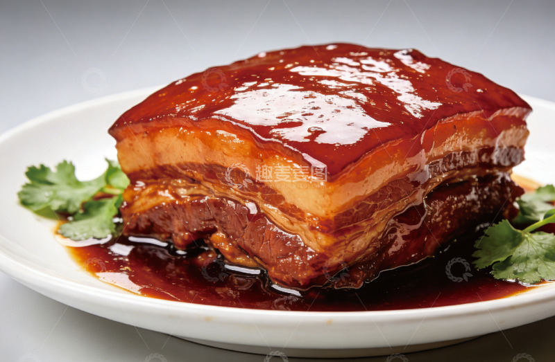 高清大图下载【趣麦麦图】红烧猪肉美食摄影