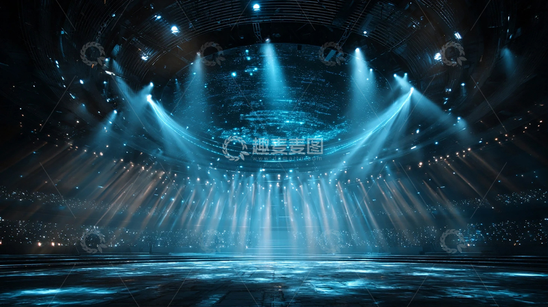 高清大图下载【趣麦麦图】星空下的科技奇观