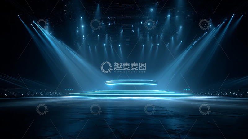 高清大图下载【趣麦麦图】夜色下的科技奇观