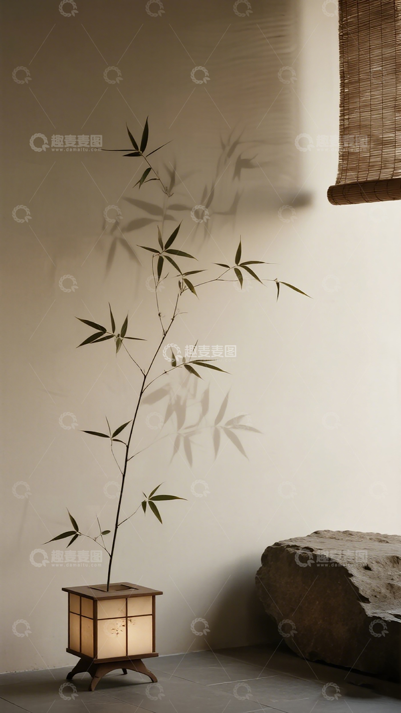 高清大图下载【趣麦麦图】日式简约竹景装饰设计