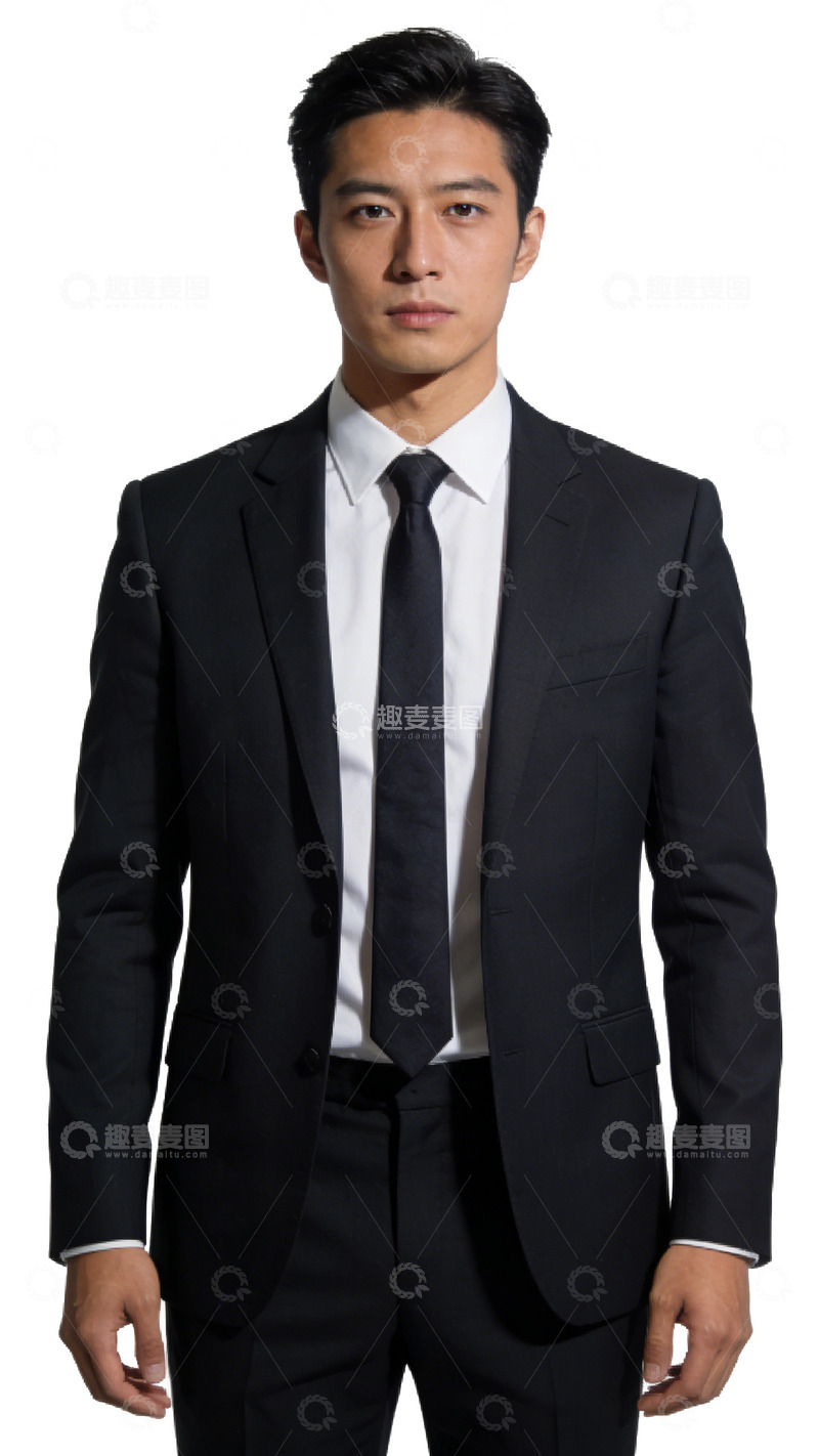 高清大图下载【趣麦麦图】商务正装帅气男士形象照