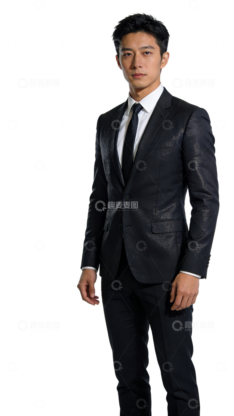 高清大图下载【趣麦麦图】正装男士肖像摄影素材