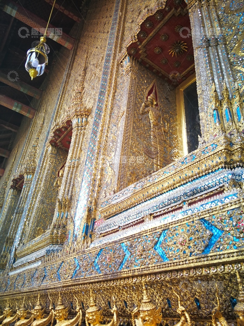 高清大图下载【趣麦麦图】金碧辉煌寺庙装饰